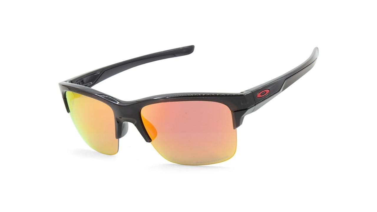 Oakley OO9316-12 Thinlink Iridium Polarised Men's Sunglass - Black Ink/Ruby
