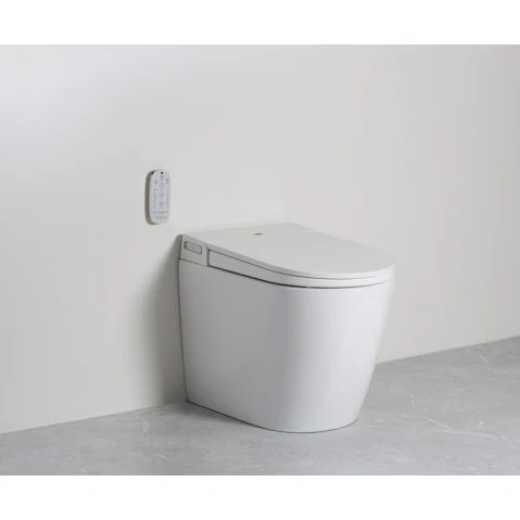 Argent Evo Wall Faced Smart Toilet System with Argent Inwall Cistern