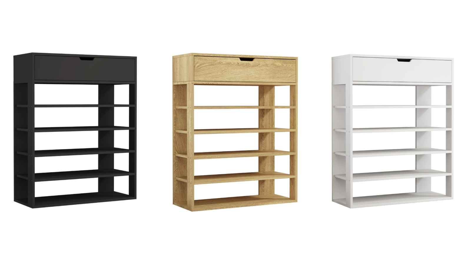 Oikiture 5-Tier Shoe Rack