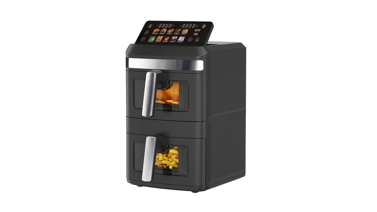 Healthy Choice 13 Litre Dual Zone 2300W Double Stack Air Fryer with Top Display