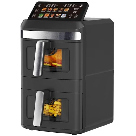 Healthy Choice 13 Litre Dual Zone 2300W Double Stack Air Fryer with Top Display