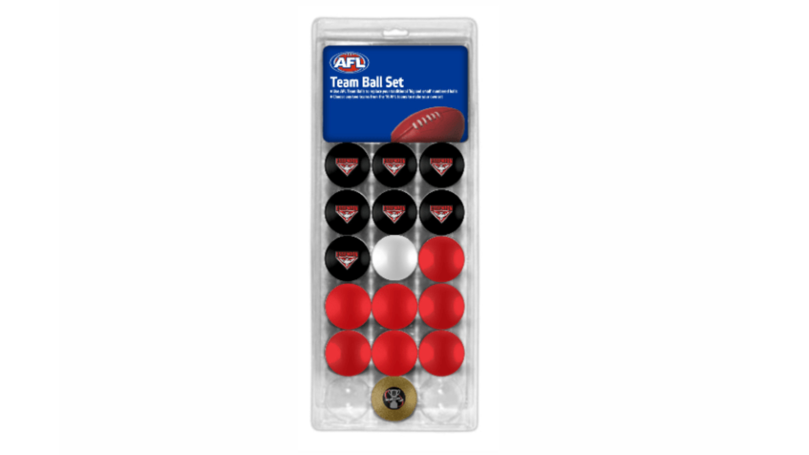 AFL Essendon Bombers Pool Snooker Billiard Ball Set