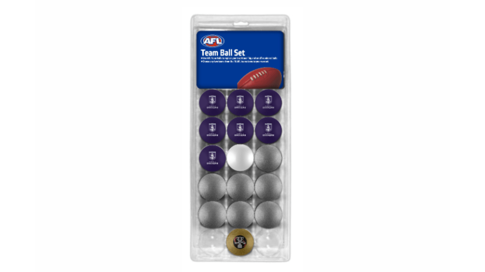 AFL Fremantle Dockers Freo Pool Snooker Billiard Ball Set