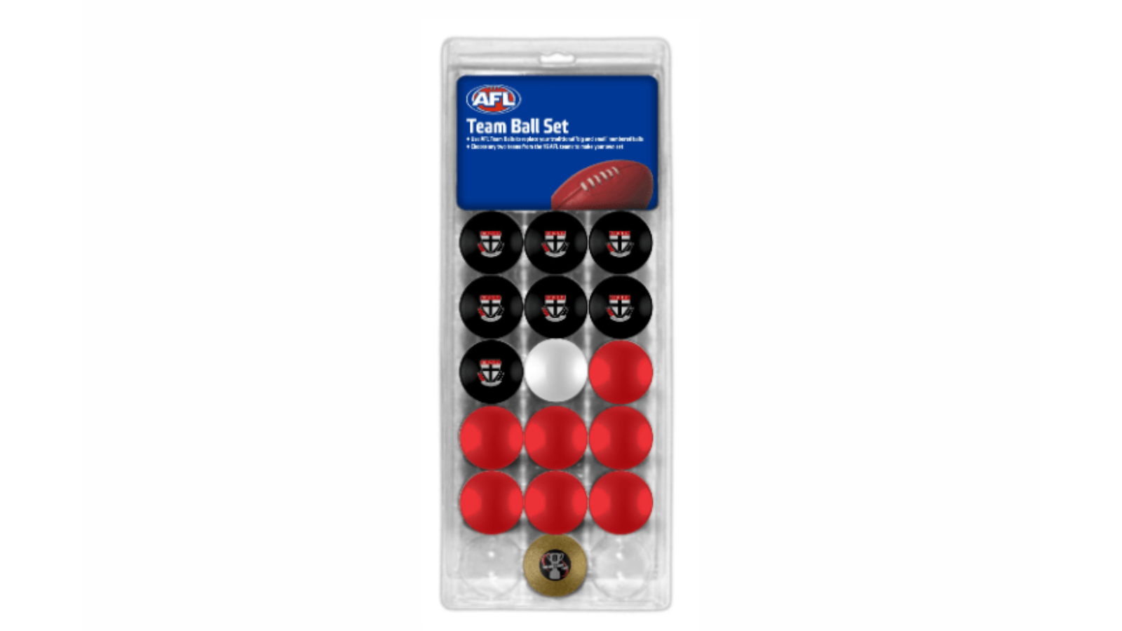 AFL St. Kilda Saints Pool Snooker Billiard Ball Set