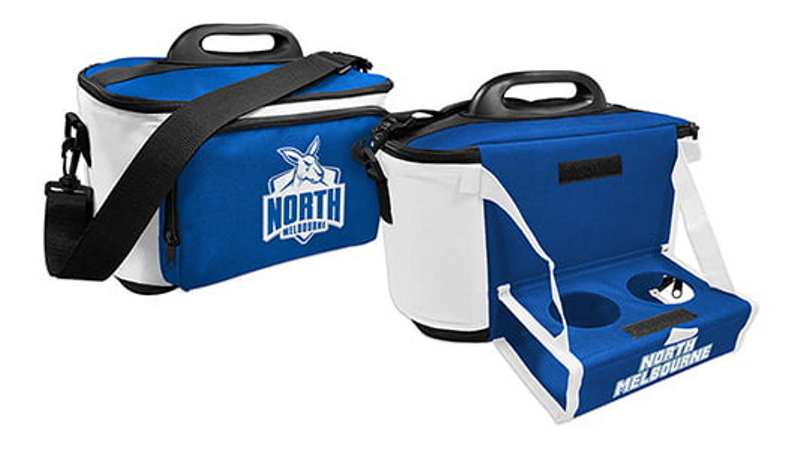 AFL North Melbourne Kangaroos Lunch Cooler Bag With Drink Tray Table