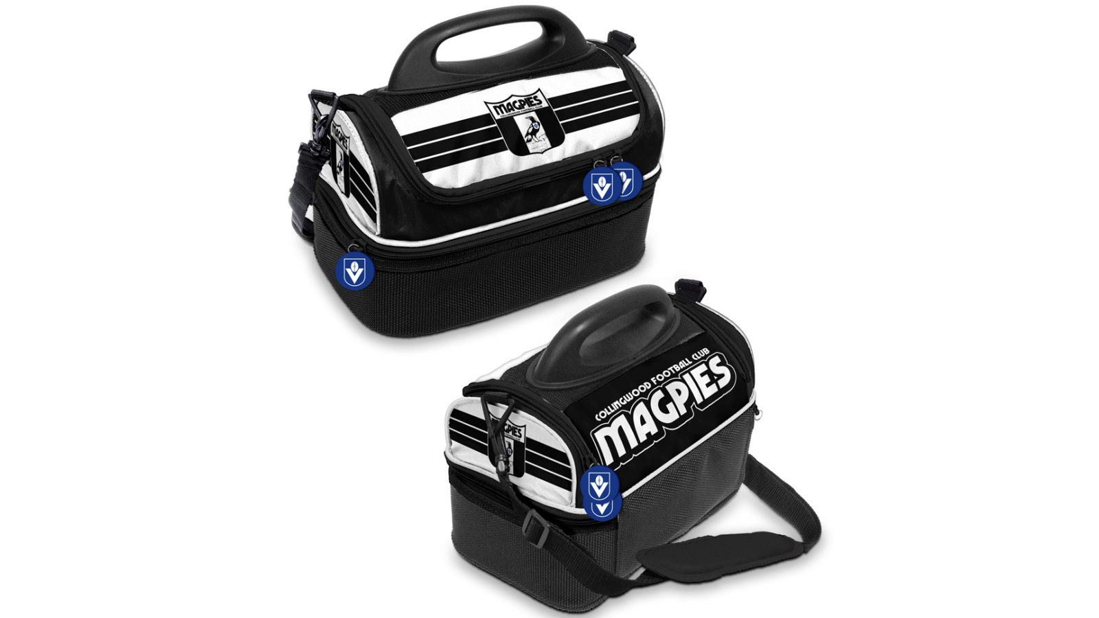 AFL Collingwood Magpies Retro Design Insulated Dome Box Cooler Bag