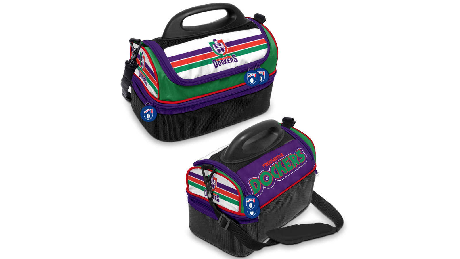 AFL Fremantle Dockers Retro Design Insulated Dome Box Cooler Bag