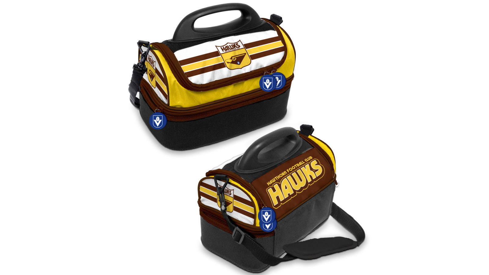 AFL Hawthorn Hawks Retro Design Insulated Dome Box Cooler Bag