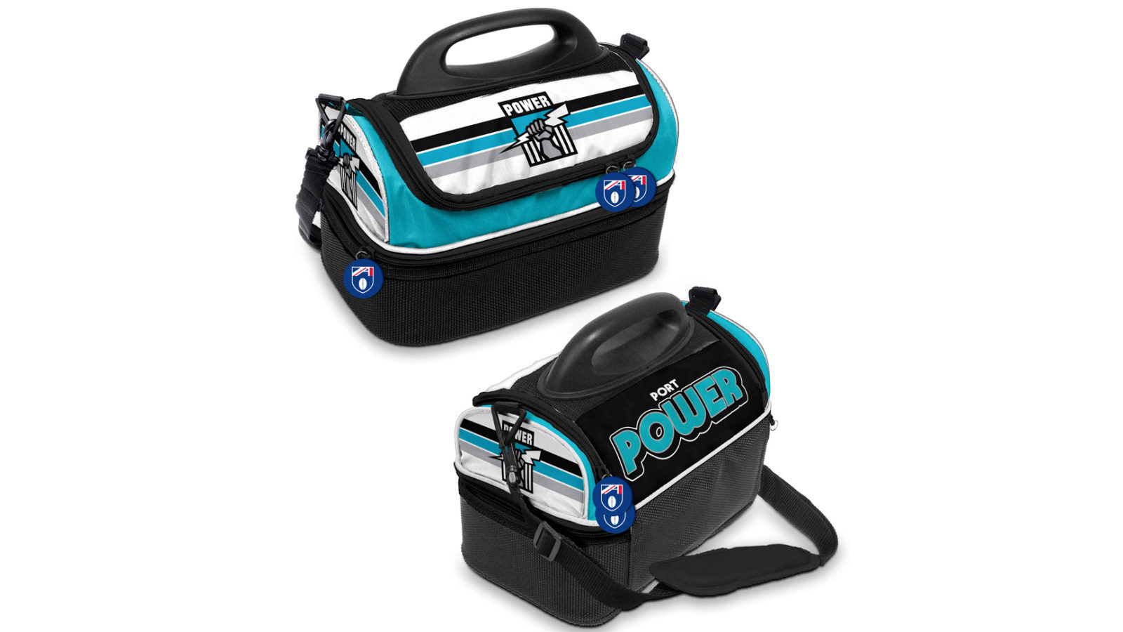 AFL	Port Adelaide Power Retro Design Insulated Dome Box Cooler Bag