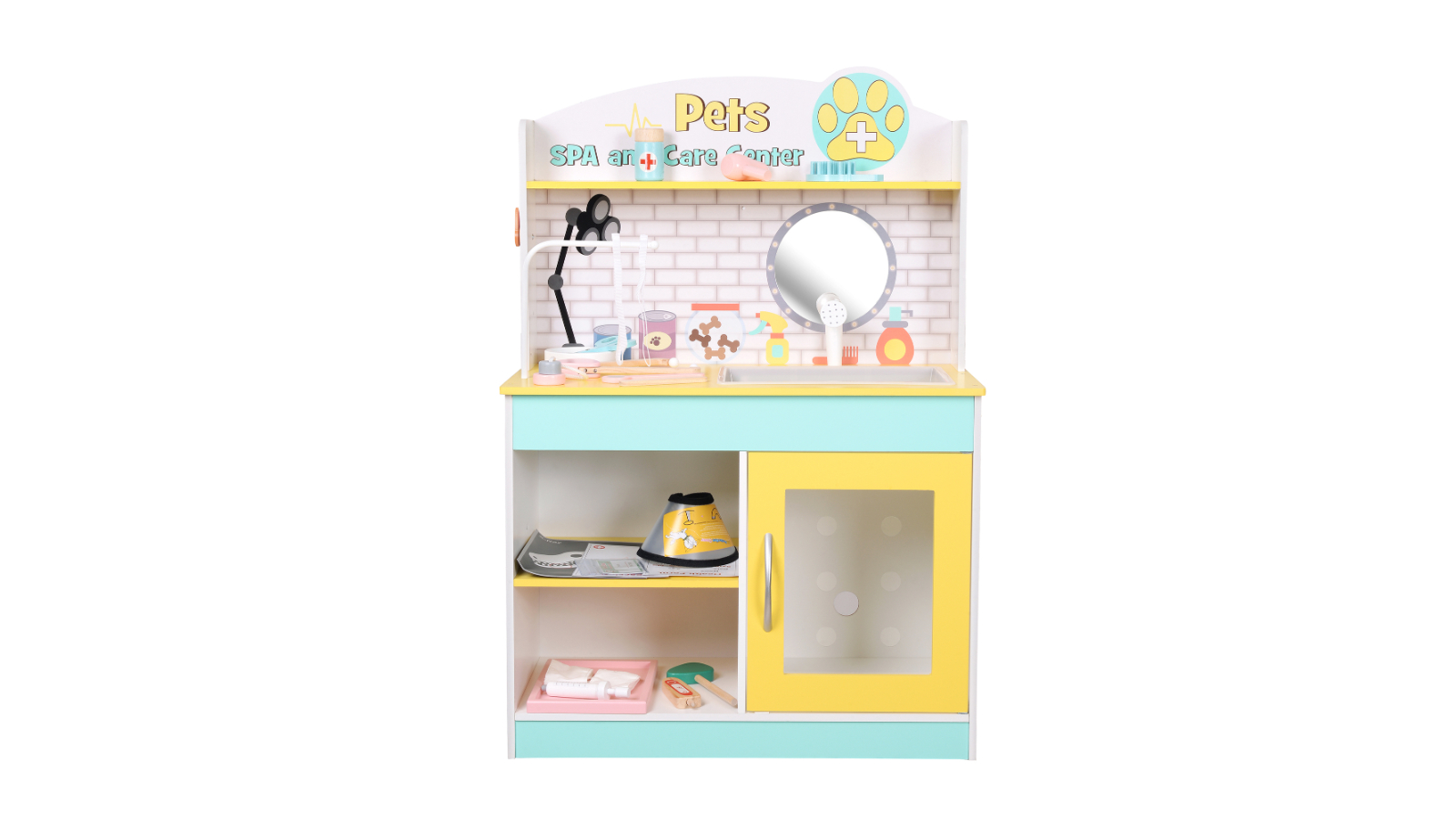Teamson Kids Little Helper Pet Care and Veterinary Clinic Playset