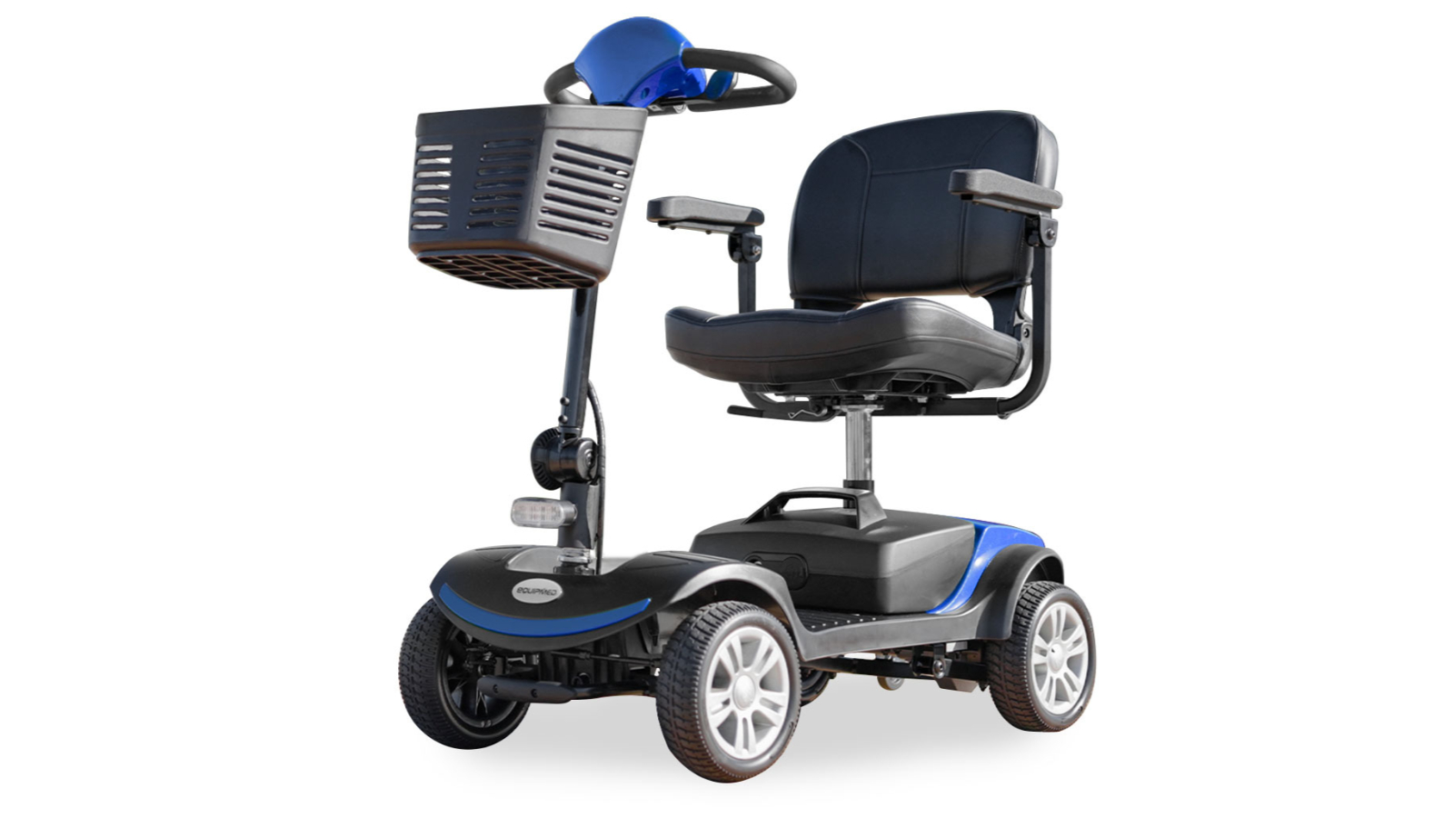 Equipmed Blue 300W 4 Wheel Adult FreeRoam Series II Electric Mobility Scooter