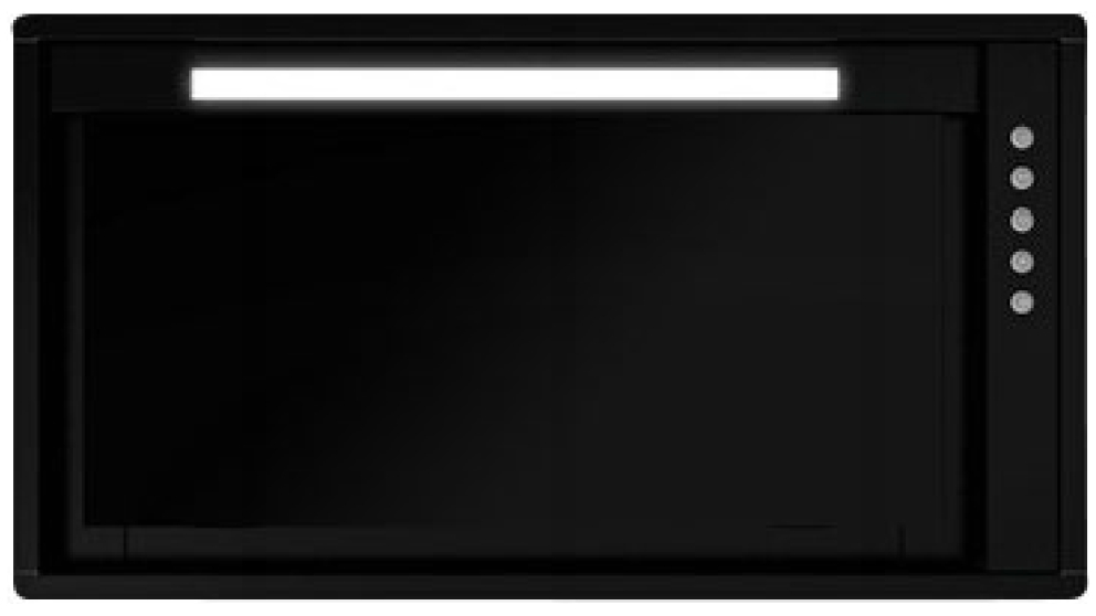 Tisira 52cm Undermount Rangehood - Black Glass
