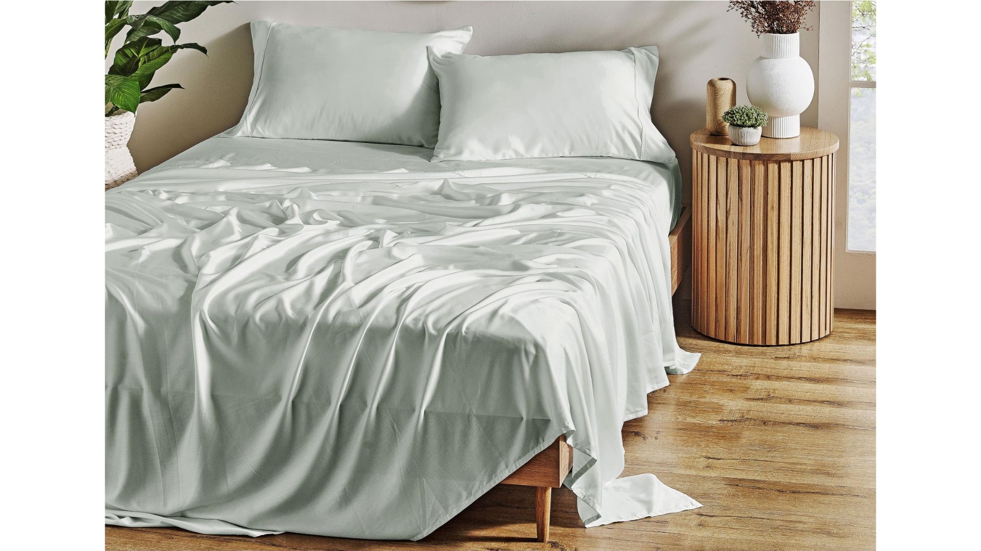 L'Avenue Luxury Tencel Dove Sheet Set - Split King