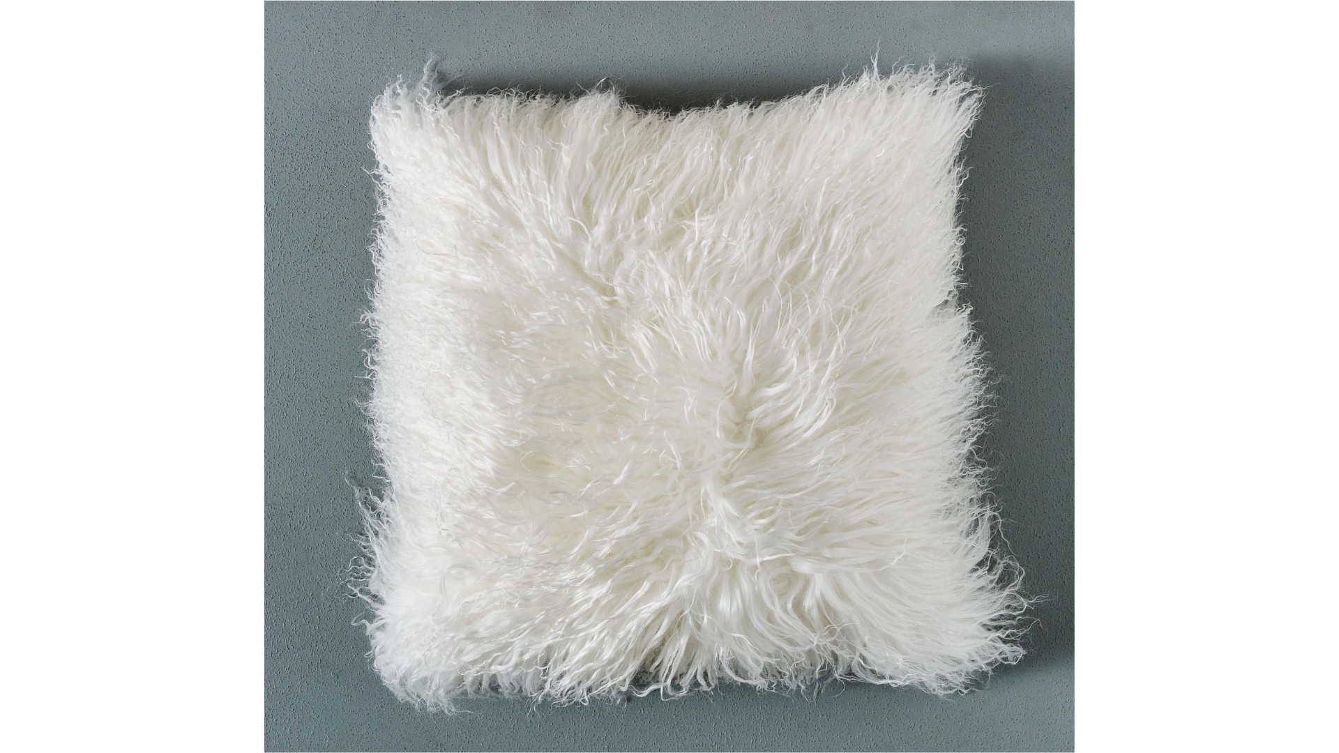 Mongolian White Cushion