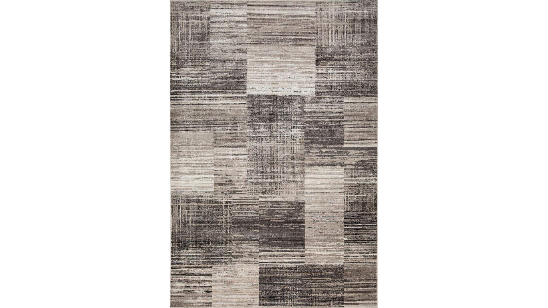 Kendra Brush Square Brown Rug -  Extra Large