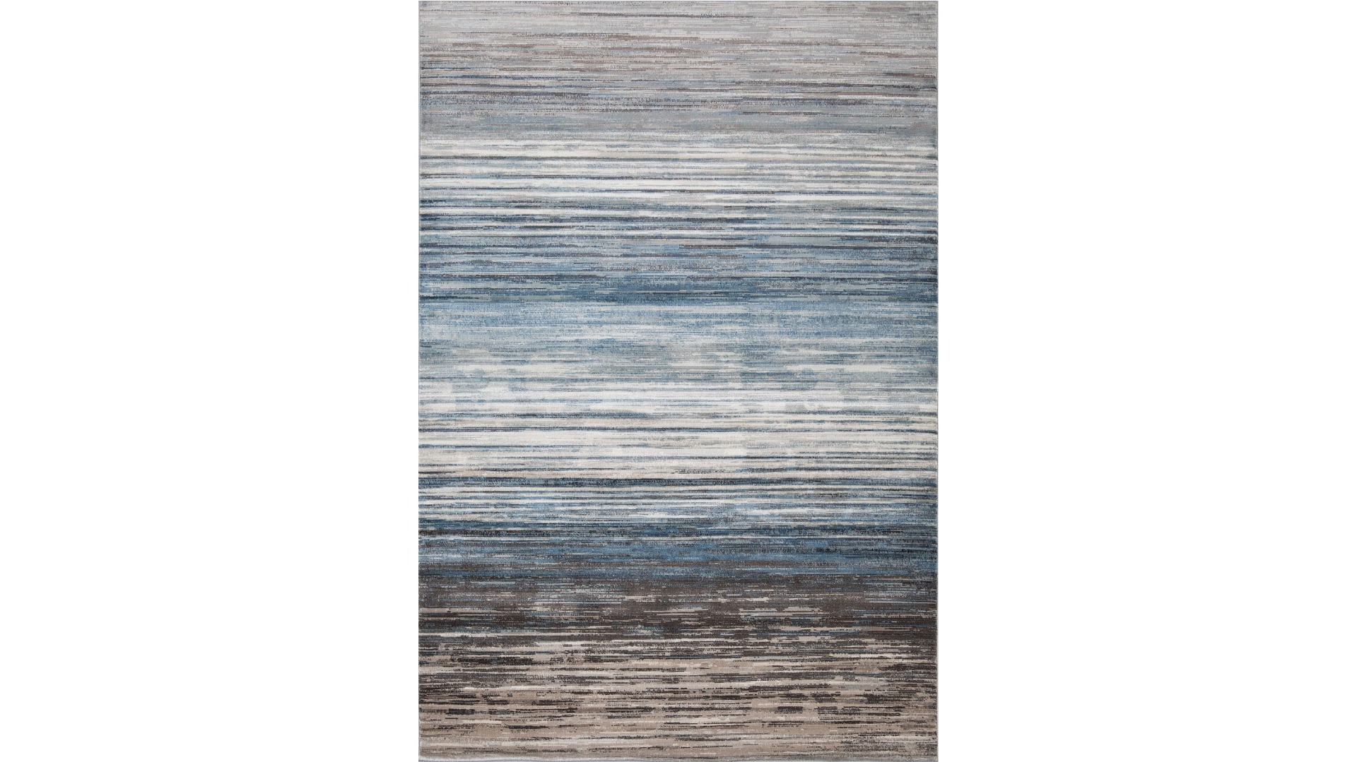 Kendra Brush Stroke Blue Rug - Large