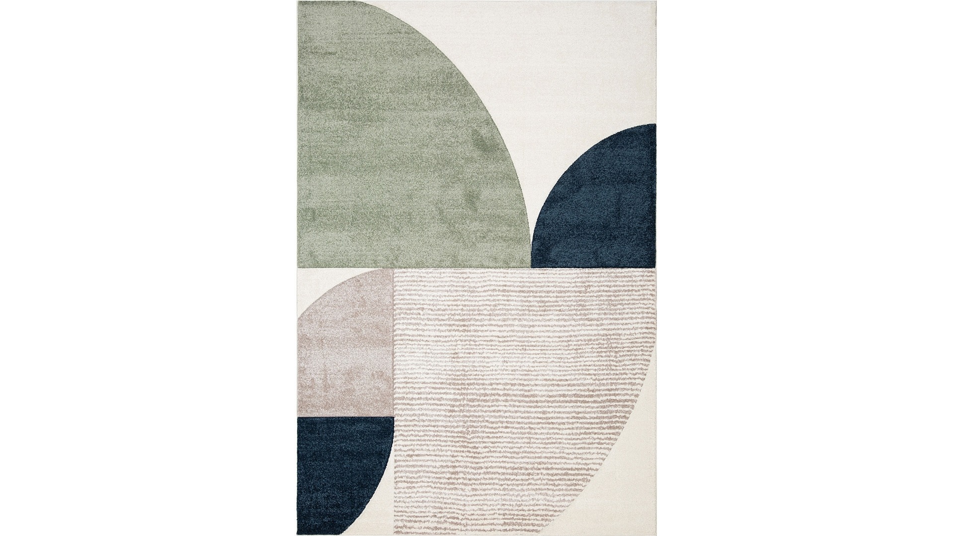 Dixie Arc Blue Green Rug - Medium
