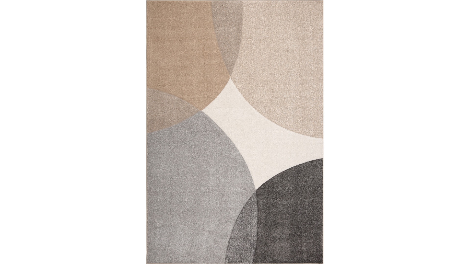 Dixie Circles Beige Rug - Large
