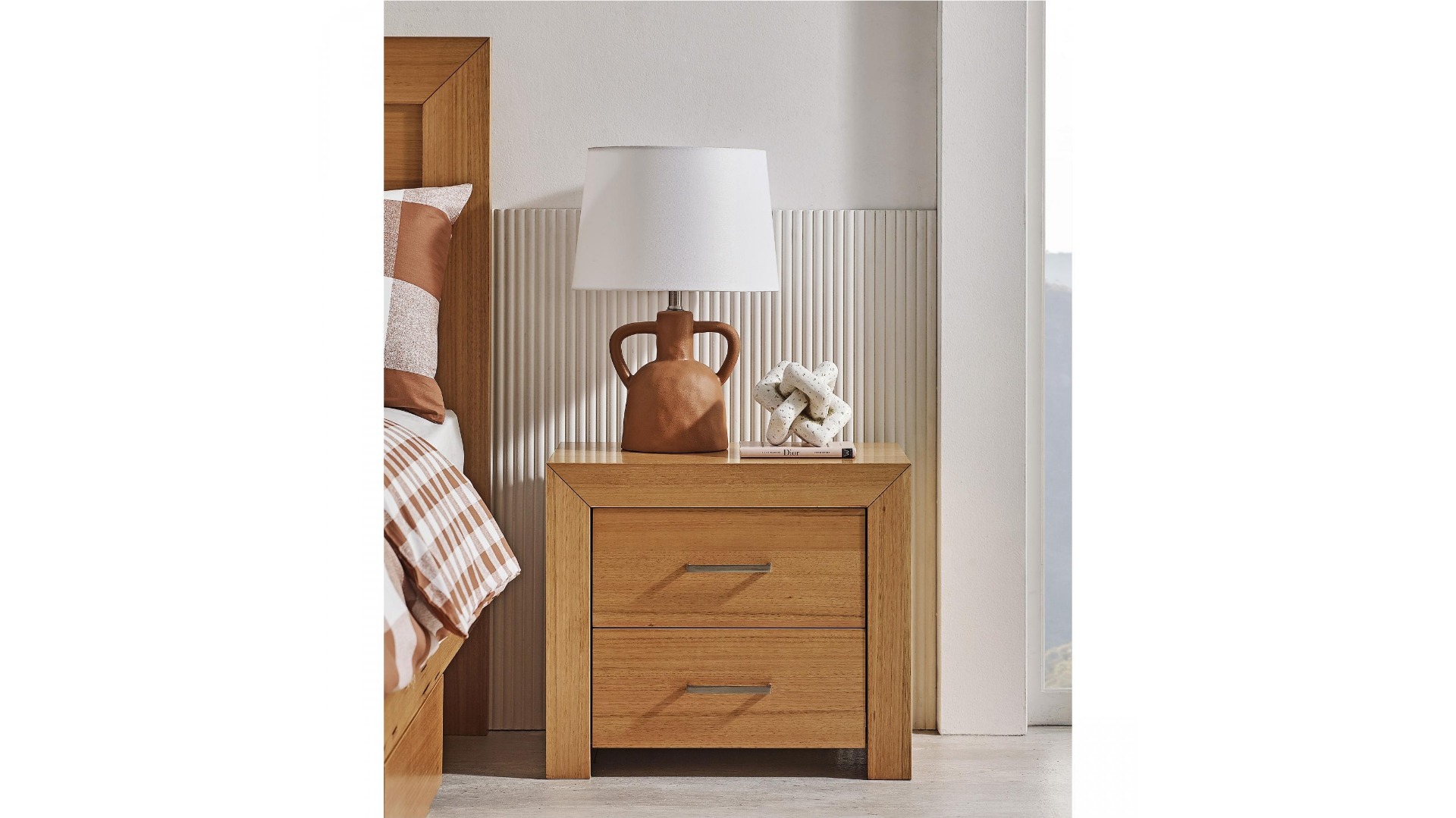 Ravello 2-Drawer Bedside Table