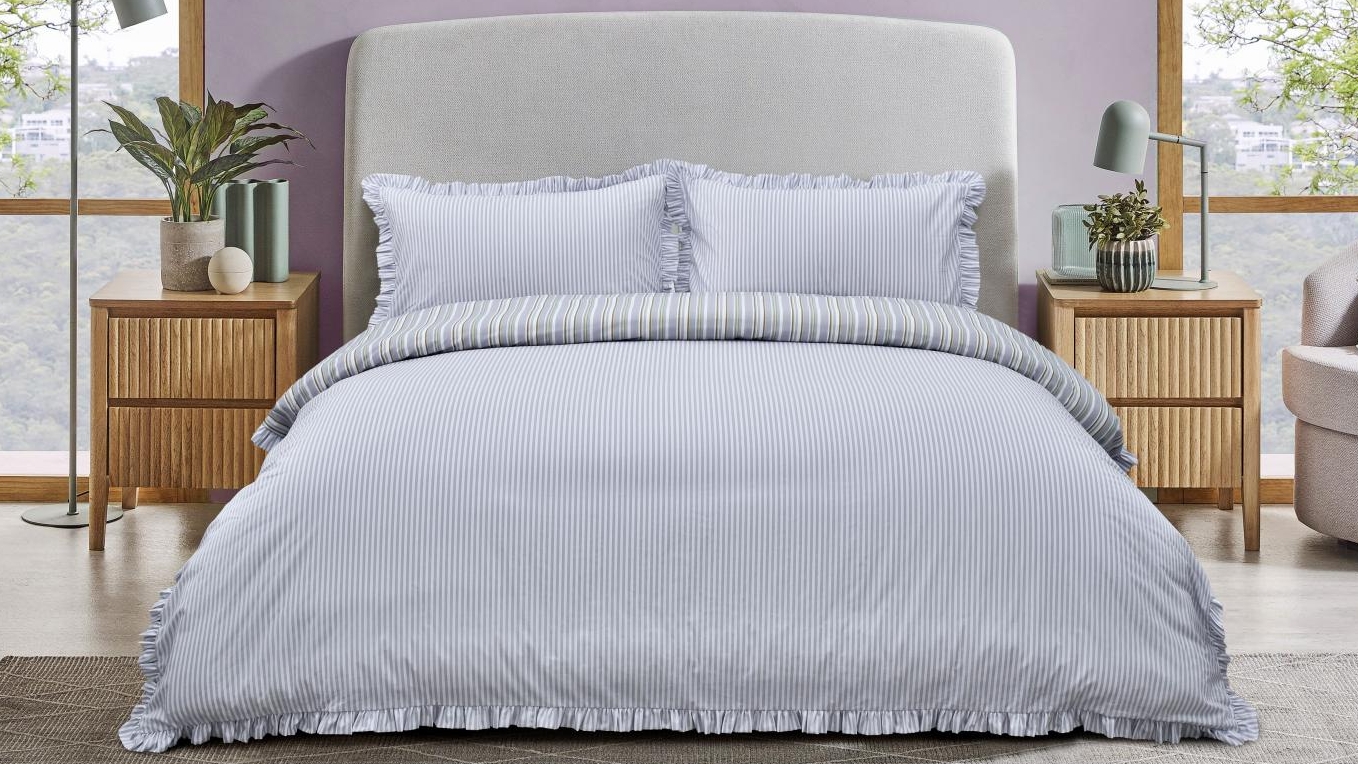 L'Avenue Alora Lilac Quilt Cover Set - Single