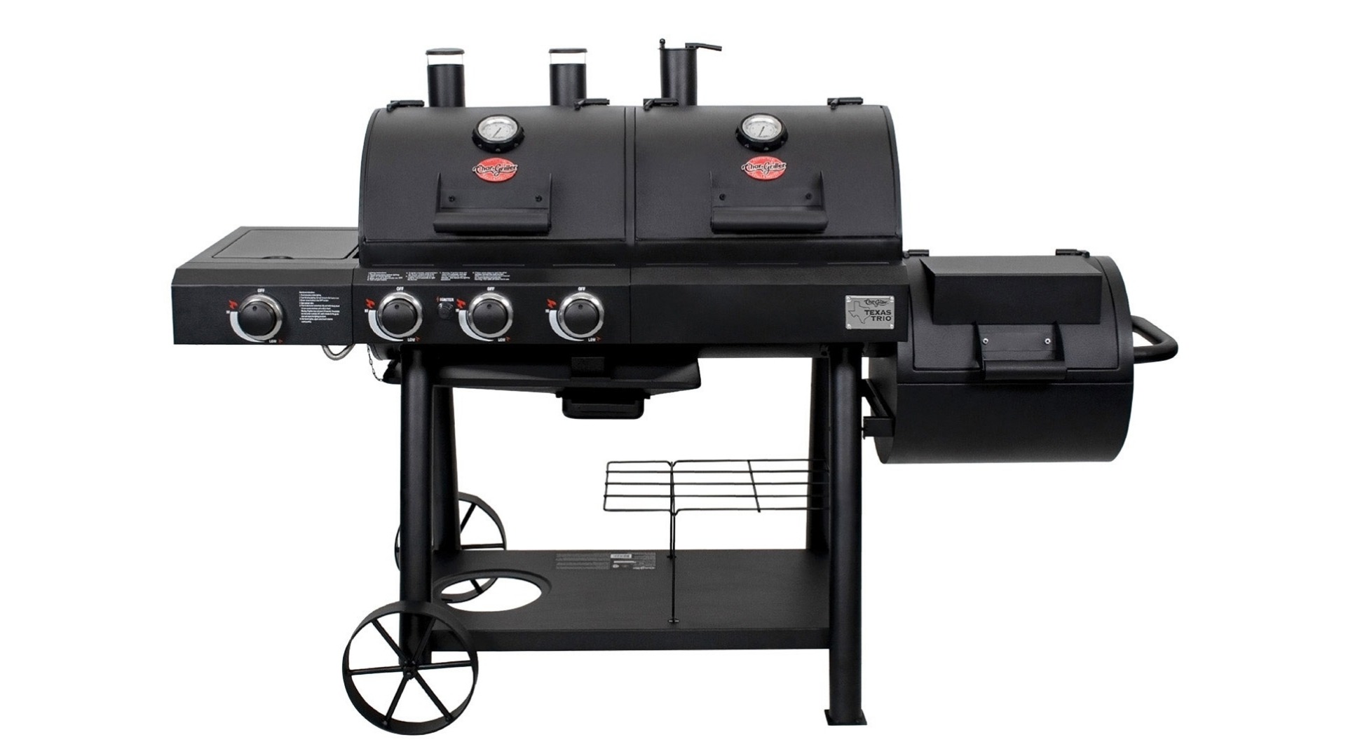 Char-Griller Texas Trio Gas and Charcoal Grill