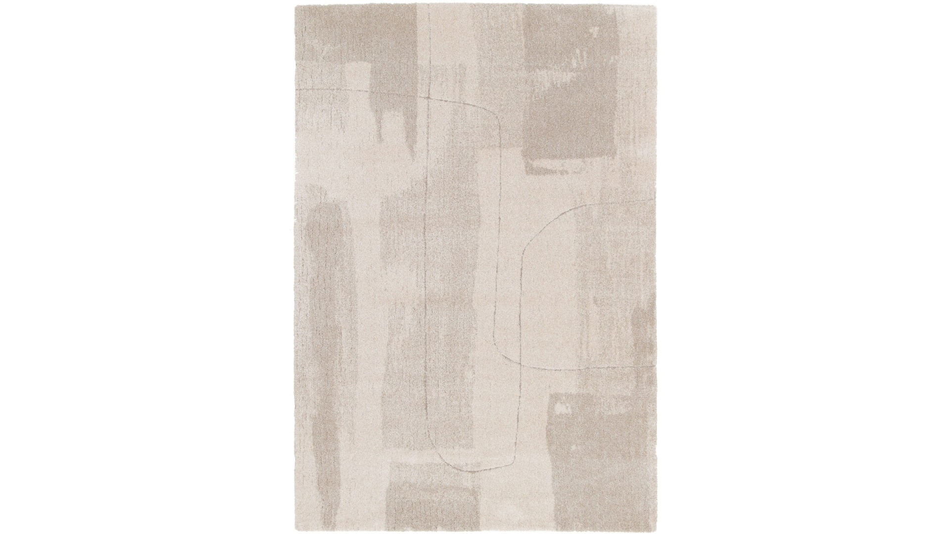 Dune Abstract Ivory Rug - Extra Large