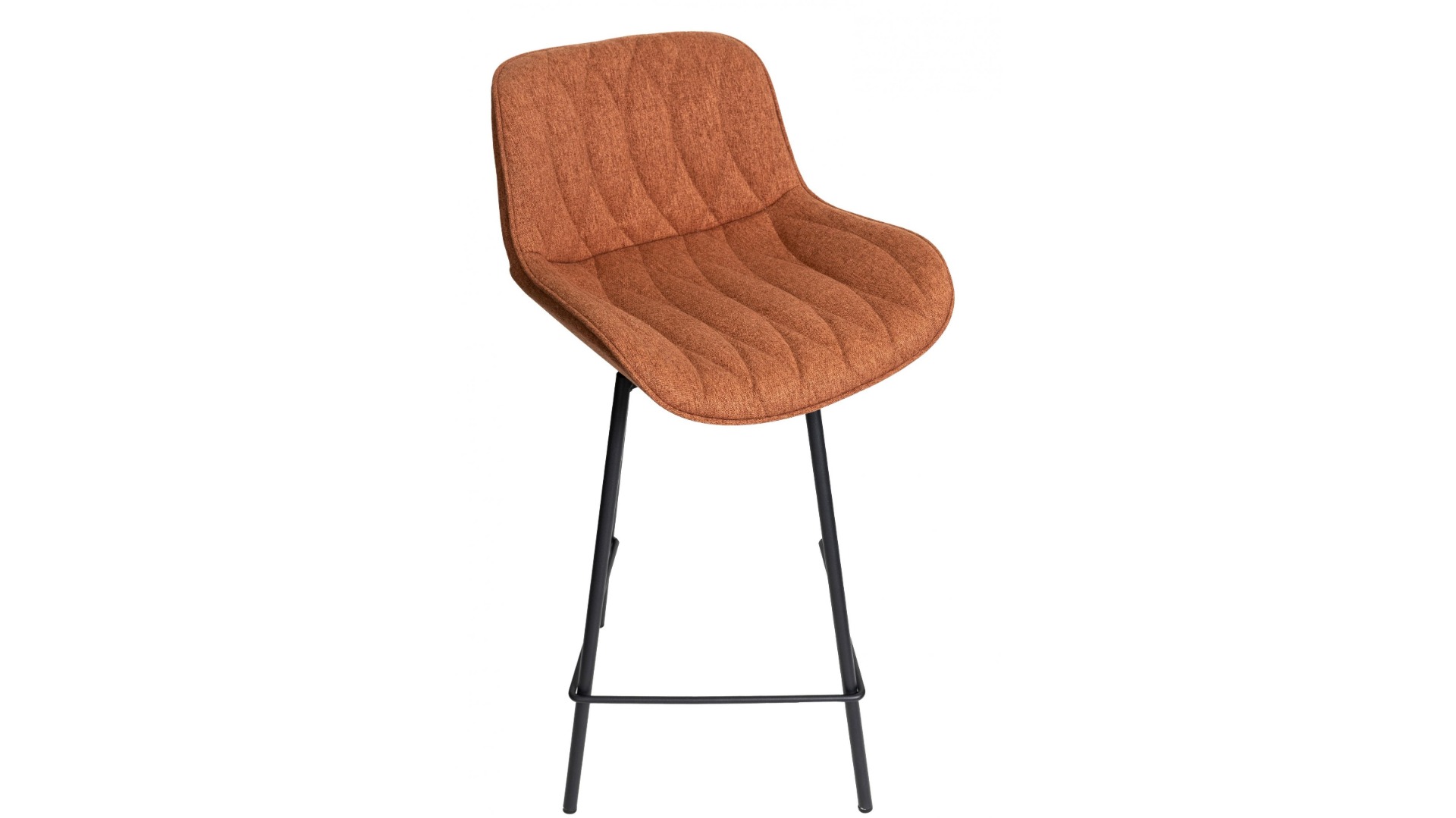 Victory Bar Stool - Terracotta Fabric
