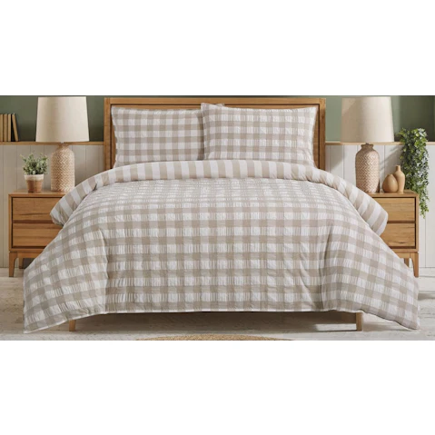 L'Avenue Quinn Beige Quilt Cover Set