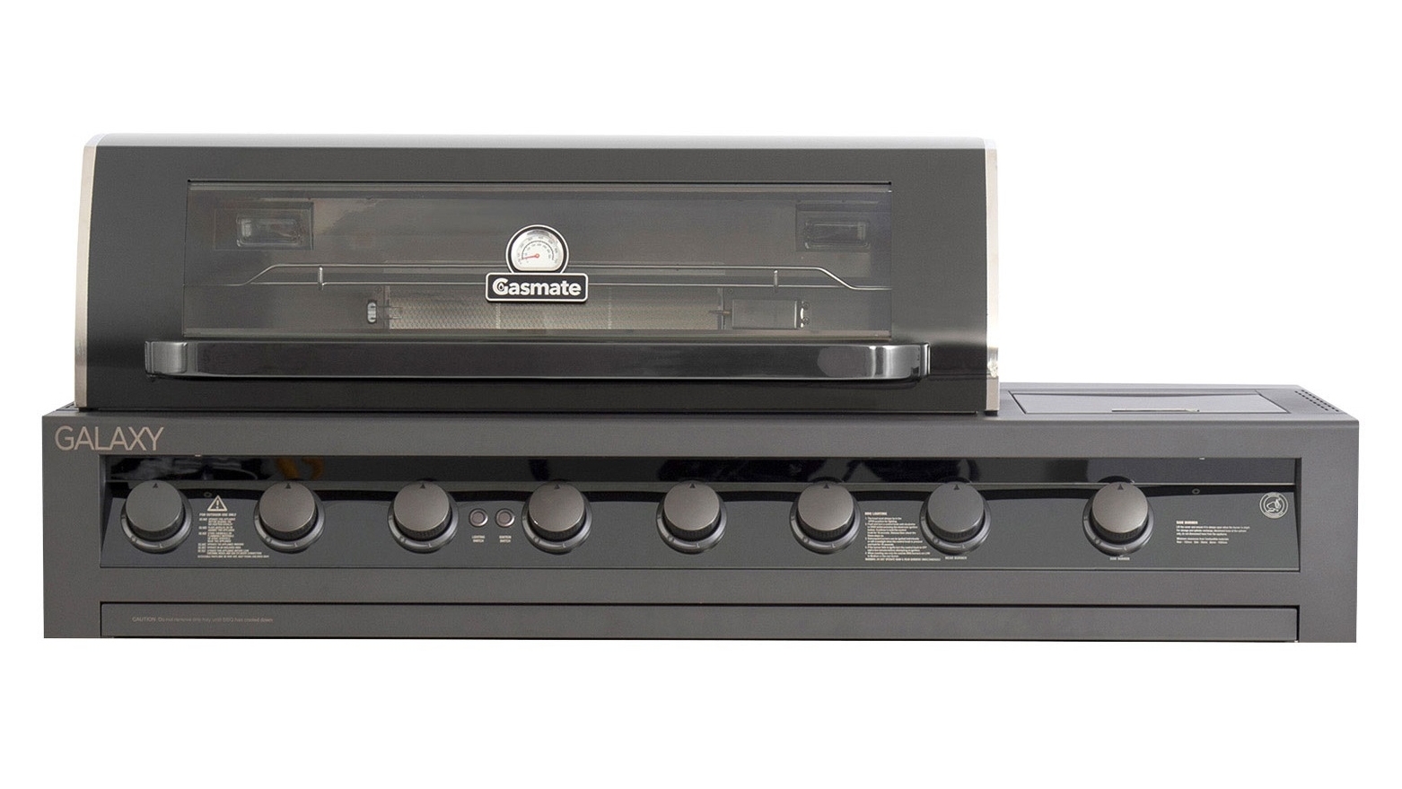 Gasmate Galaxy Gen 2 6 Burner Built-in BBQ with Side Burner - Natural Gas