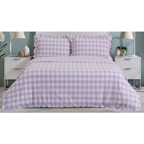 L'Avenue Bodie Lilac Quilt Cover Set