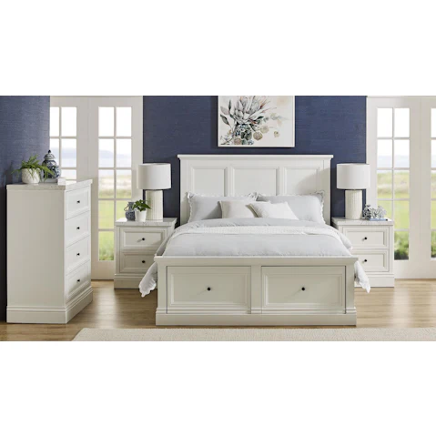 Montauk Bed with Drawers