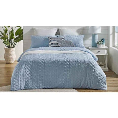 L'Avenue Knox Blue Quilt Cover Set