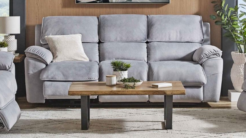Memphis Fabric Powered Recliner Sofa