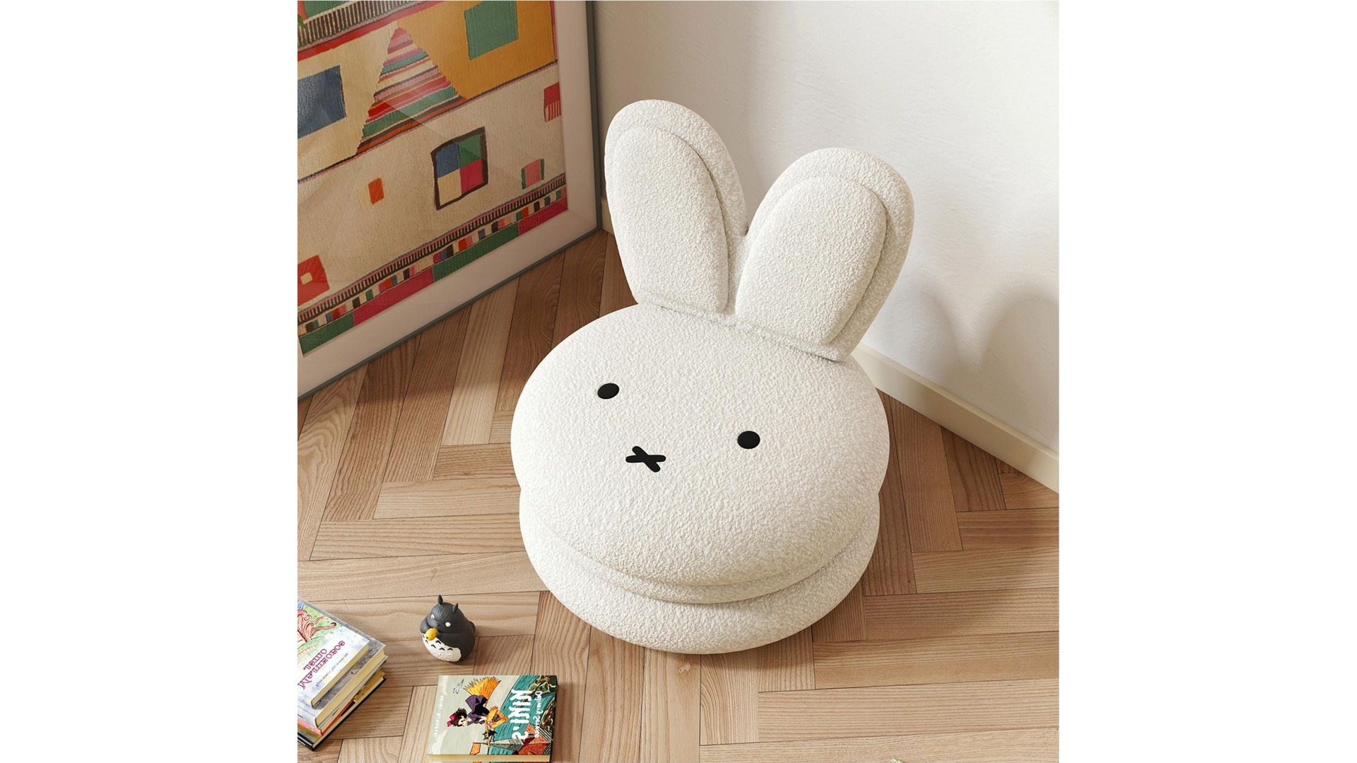 Miffy Macaron Kids Chair - White | Harvey Norman