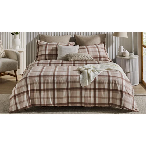 L'Avenue Melitta Flannelette Quilt Cover Set