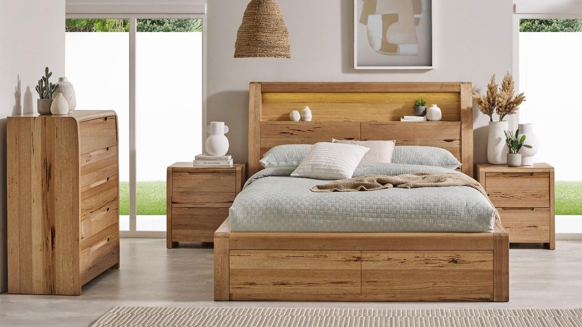 Oslo 2-Drawer Bed - Queen