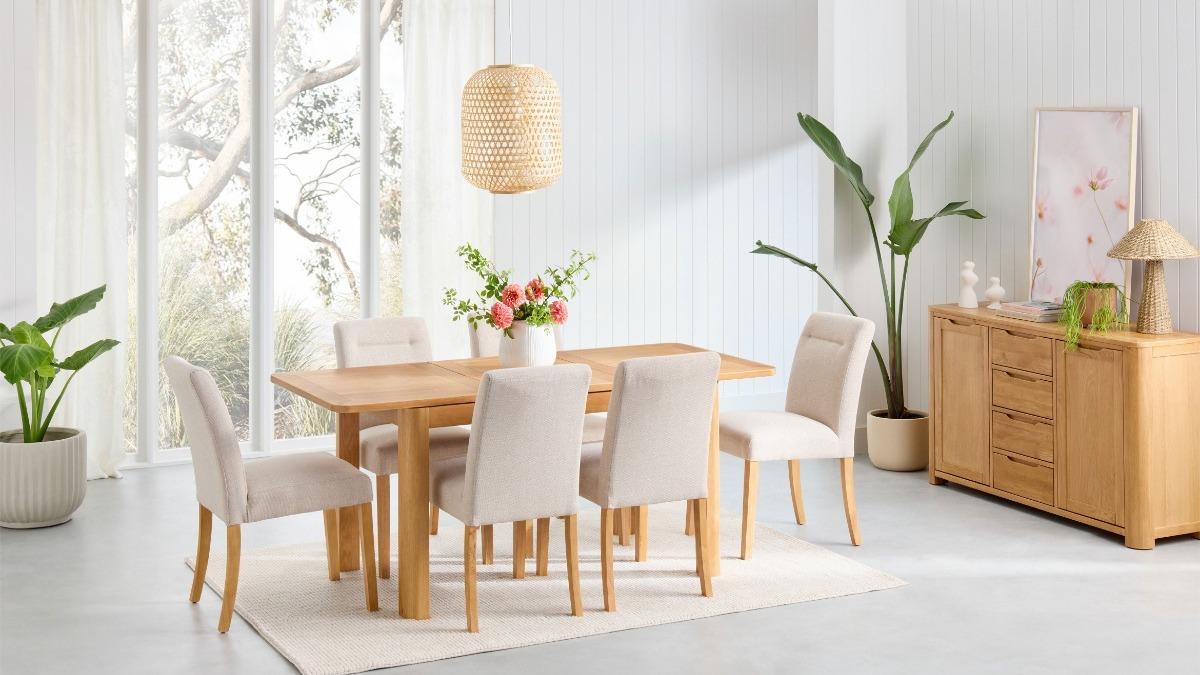 Tahoe 7-Piece Extension Dining Table Set