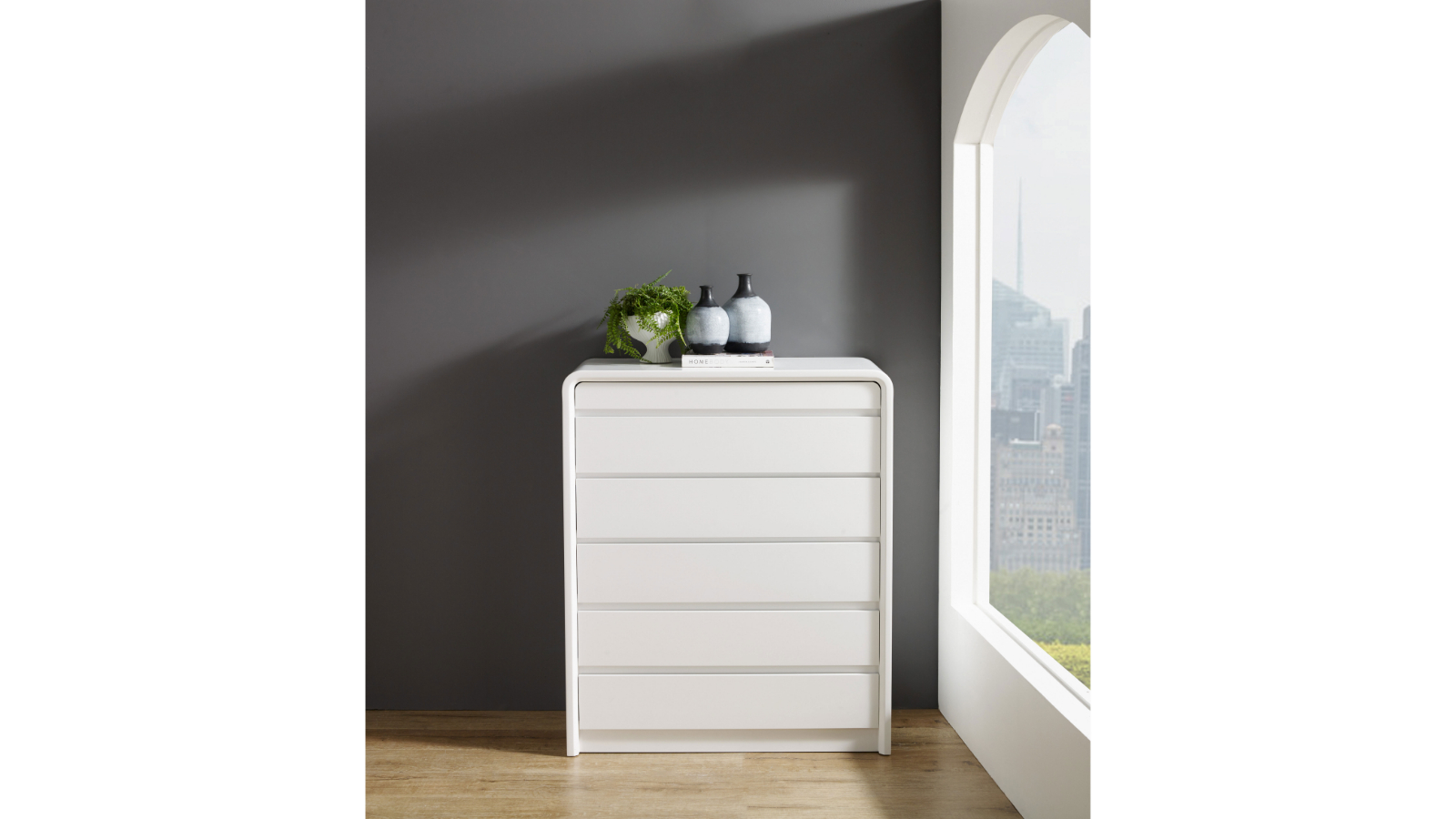 Arc 6-Drawer Tallboy
