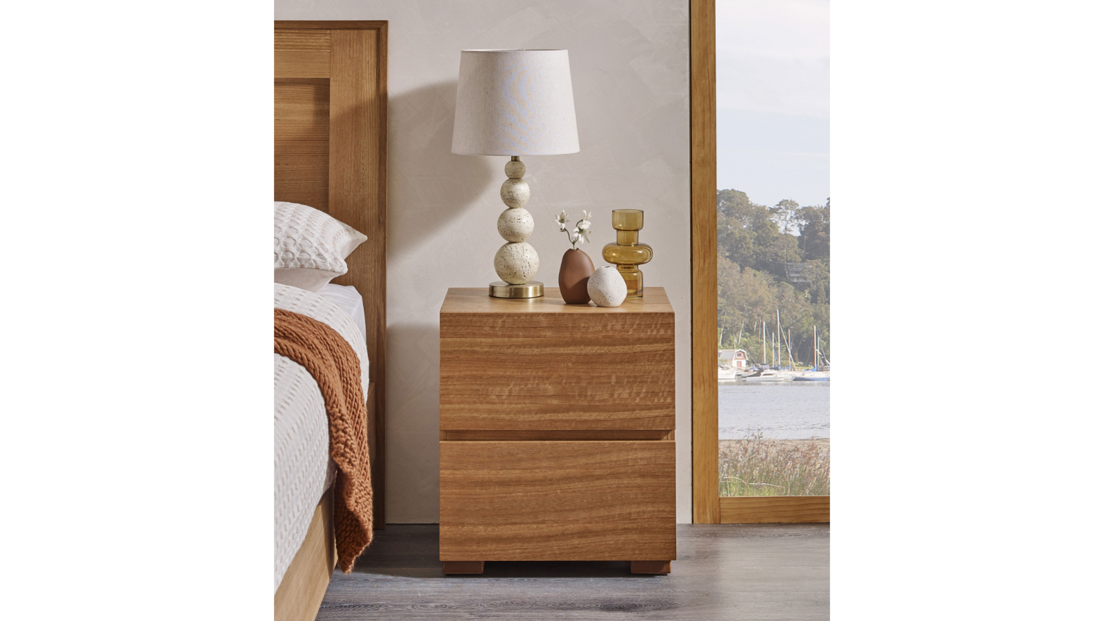 Kensington 2-Drawer Bedside Table