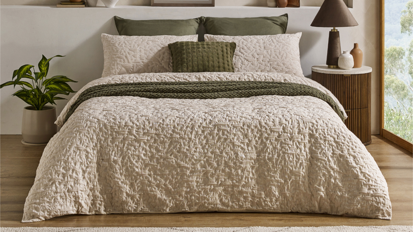 L'Avenue Luxury Seona Quilt Cover Set - Double