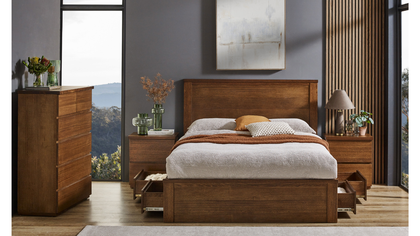 Epping 4-Drawer Bed - Queen