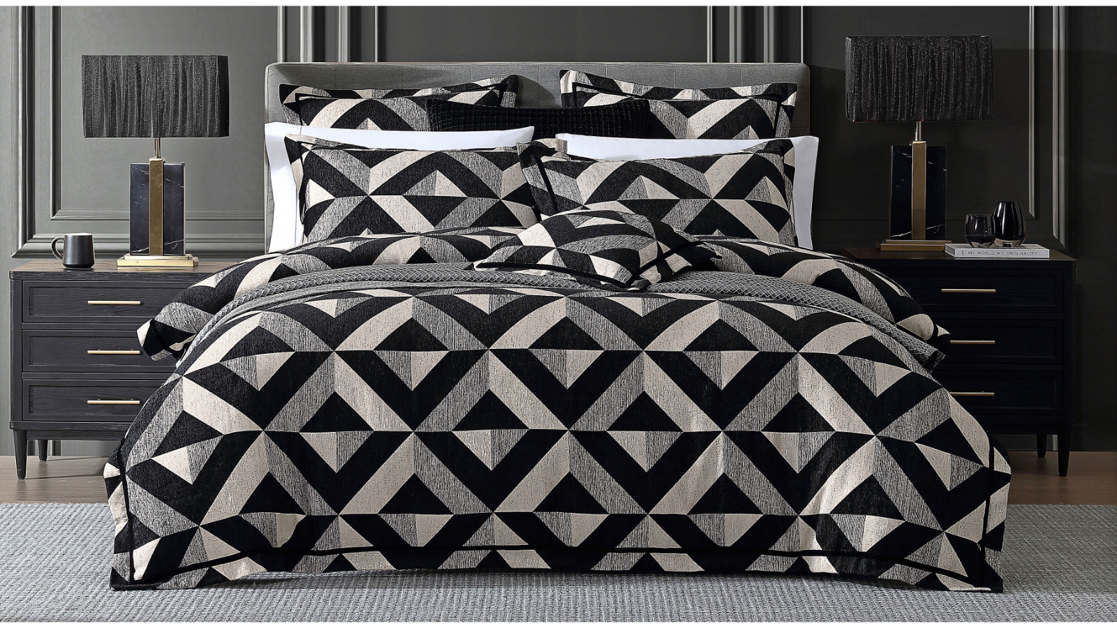 Excalibur Chenille Quilt Cover Set - Queen