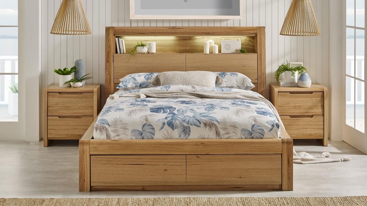 Olivia 2-Drawer Gaslift Bed - King