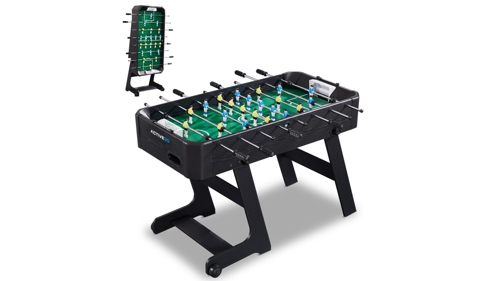 ActiveGo Header Fold-Up Foosball Soccer Table - 120cm