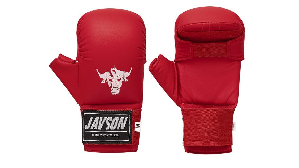 Javson Sports Red Karate Mitts - Small
