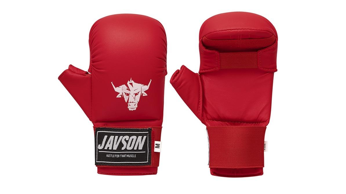 Javson Sports Red Karate Mitts - X-Large