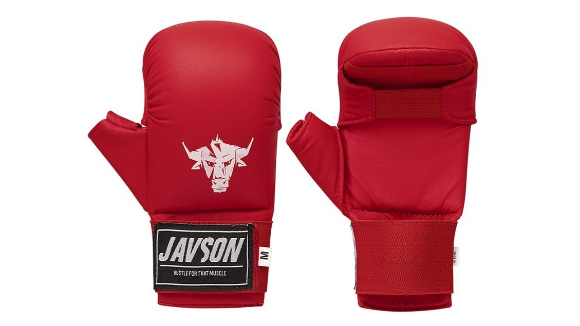 Javson Sports Karate Red Mitts