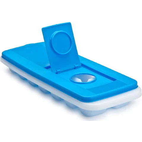 Ice Cube Tray with Pour - Through Lid