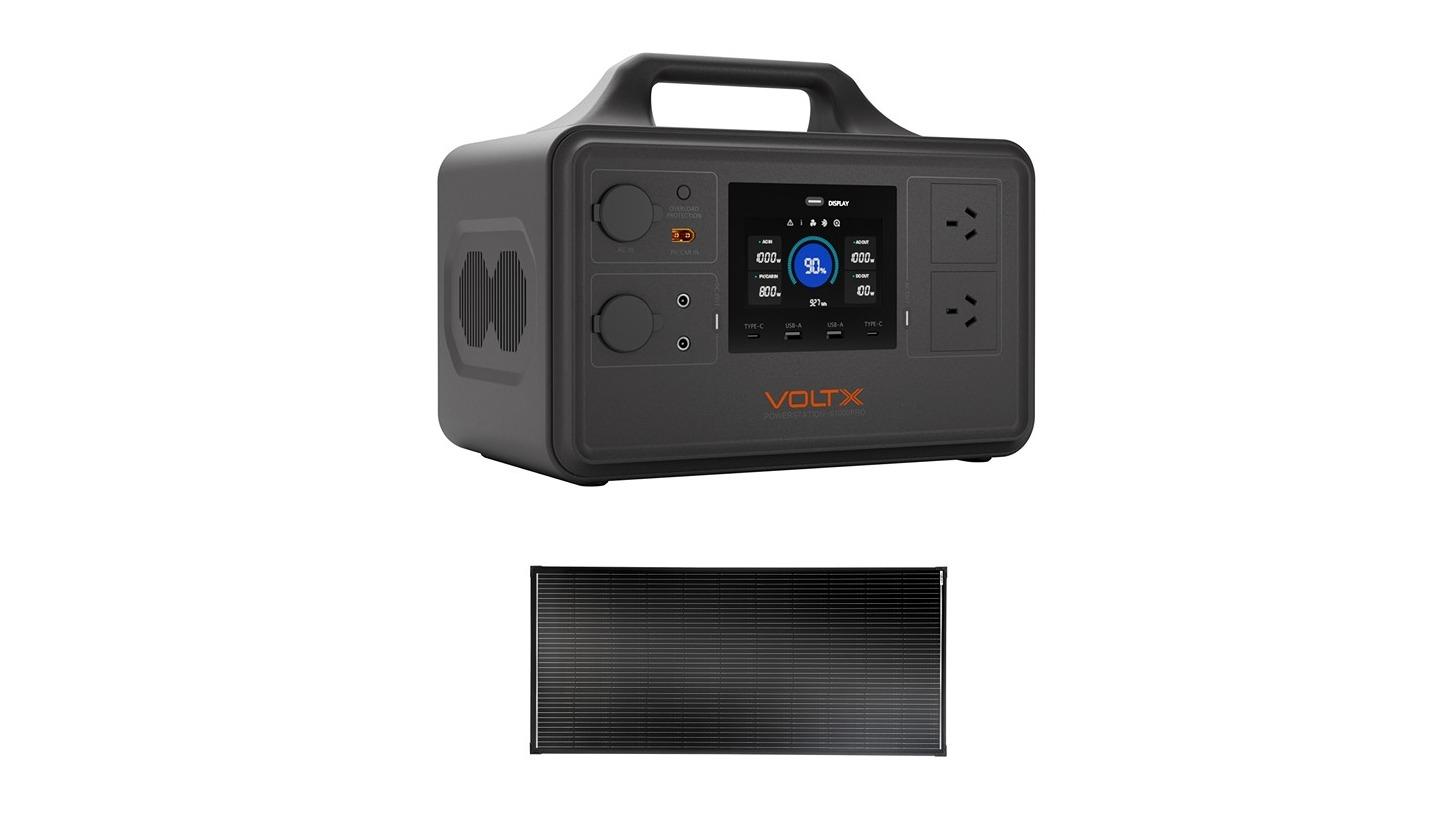 VoltX 1800W Station + 200W Fixed Solar
