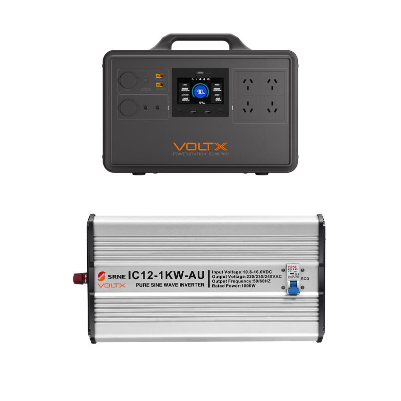 VoltX 2400W Power Station and 1kW Inverter